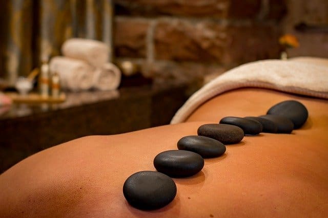 spa hot stone massage