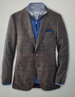 Mancino Custom Tailor Classic Windowpane Soft Jacket $595