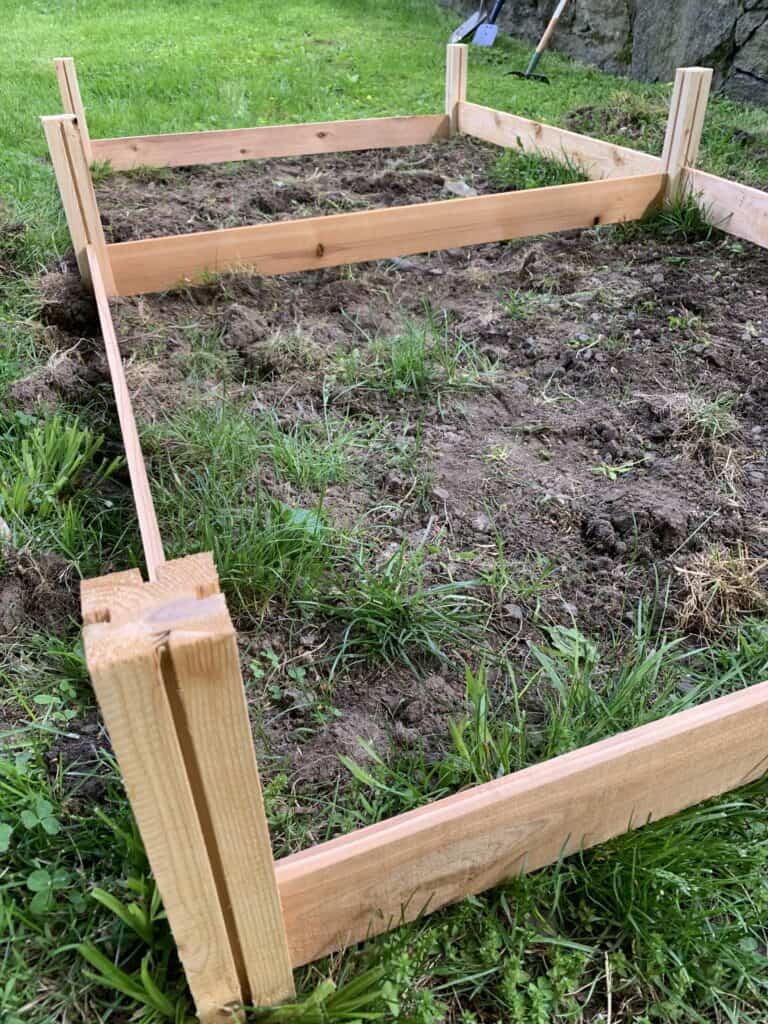 raised garden bed kit assembly