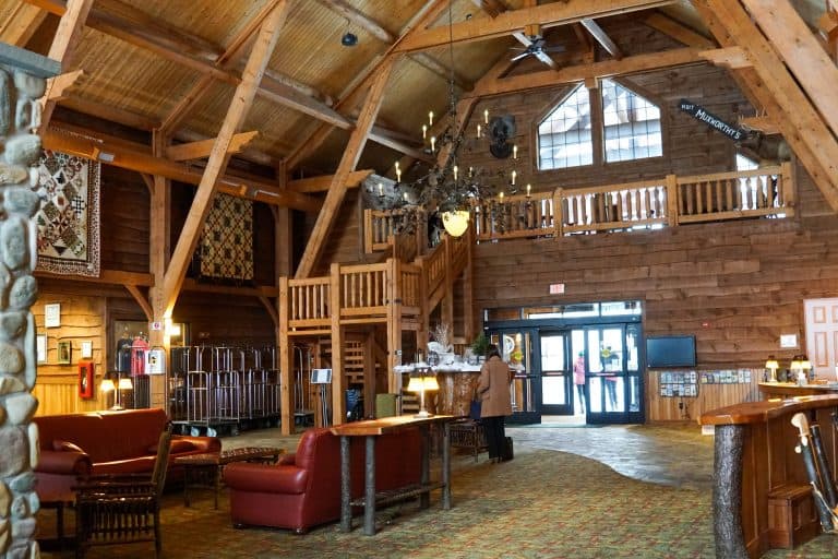 Hope Lake Lodge Lobby